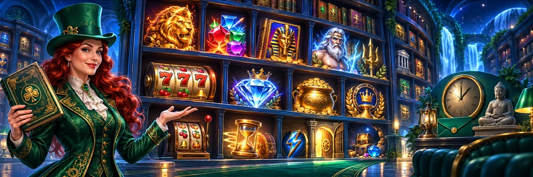 Die Slot-Bibliothek, Regal für Regal